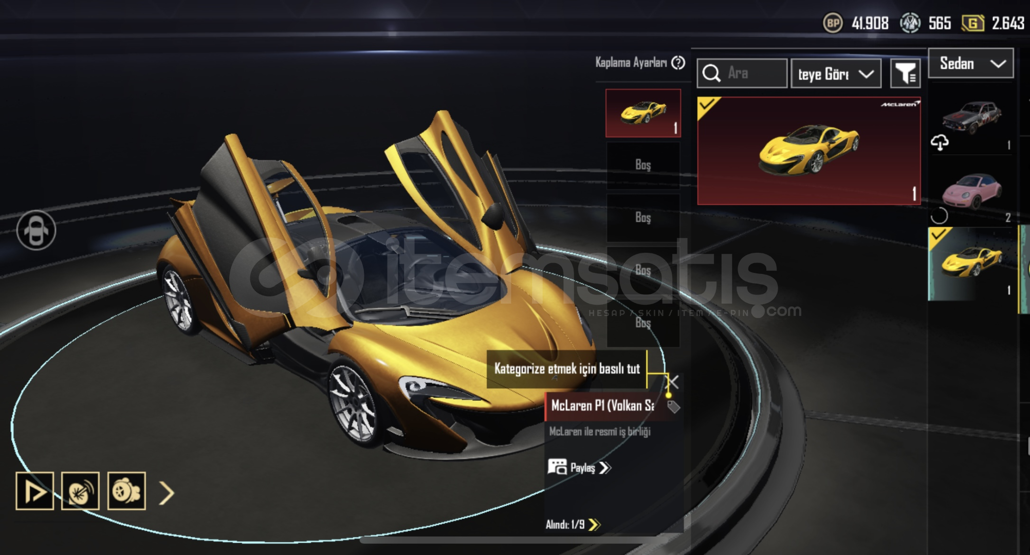 MCLAREN BUZ6 45 DESTANSILI✅ MCLAREN BUZ6 45 DESTANSILI✅