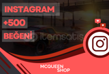 McqueenShop'ta Anında I 500 TÜRK BEĞENİ