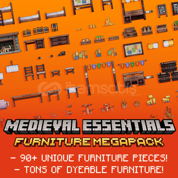 Medieval Furniture Megapack | Model  Medieval Furniture Megapack | Model
