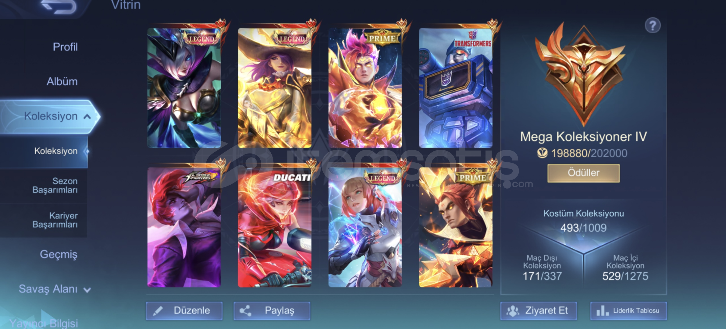 MEGA 3 E 3K PUAN KALMIŞ HARIKA ADC VE EXP MAIN  MEGA 3 E 3K PUAN KALMIŞ HARIKA ADC VE EXP MAIN