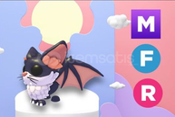 Mega fly ride kitty bat 