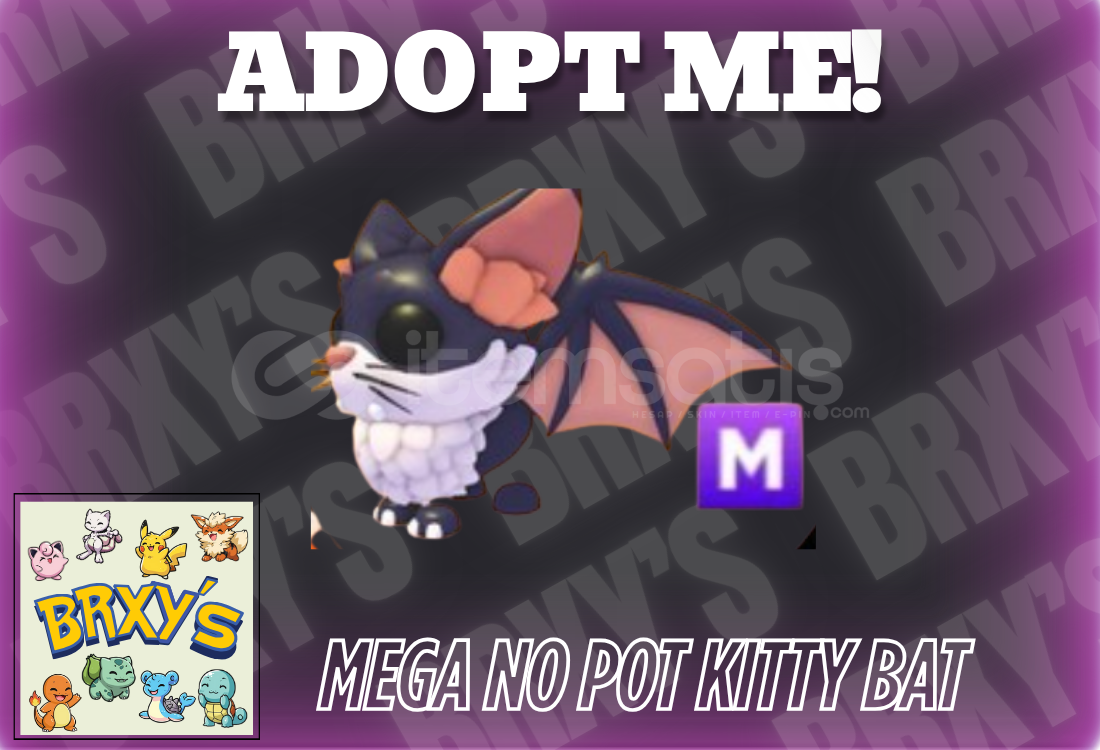 Mega Kitty Bat (Adopt Me)(En Uygunu) Mega Kitty Bat (Adopt Me)(En Uygunu)
