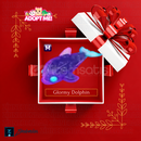 ⭐Mega Neon Glormy Dolphin ⭐M Glormy Dolphin