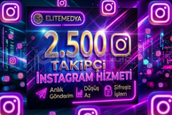 ✅[YÜKSEK KALİTE]✅ 2.500 İnstagram Takipçi 7/24