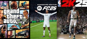 ❗MEGA PAKET❗FC 25 + NBA 25 + GTA 5 PS4/PS5