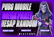 MEGA PAKET PUBG MOBILE HESAP
