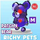 Mega Patche Bear - Adopt Me Mega Patche Bear - Adopt Me