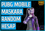 ⭐️[MEGA]⭐️PUBG MOBILE RANDOM HESAP⭐️[MASKARA]⭐️