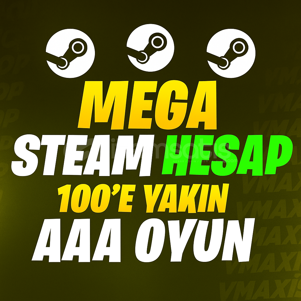 ♦♦♦MEGA STEAM HESAP SİTEDE İLK♦♦♦ ♦♦♦MEGA STEAM HESAP SİTEDE İLK♦♦♦