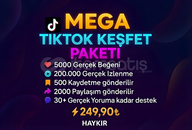 ⭐ MEGA TİKTOK KEŞFET PAKETİ ⭐
