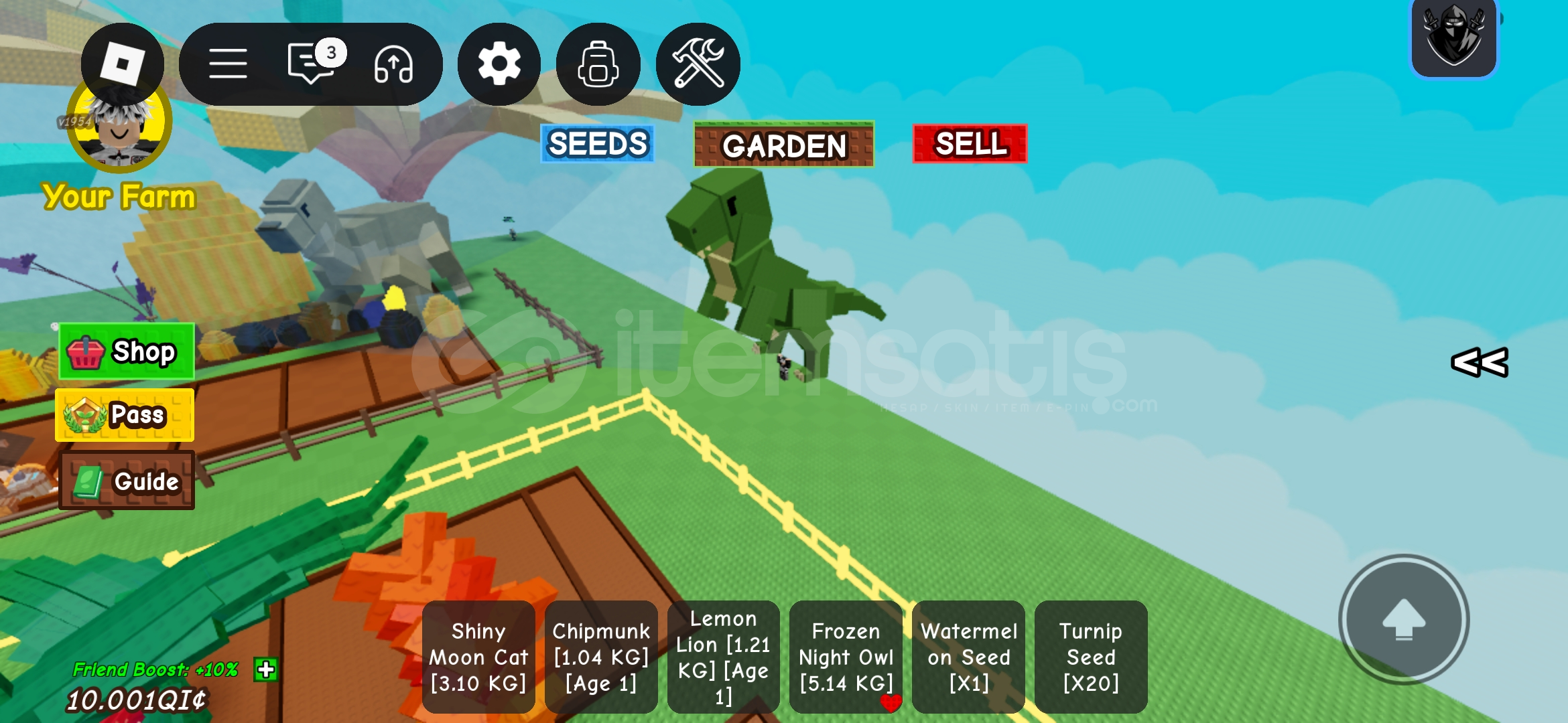 Mega trex grow a garden  Mega trex grow a garden