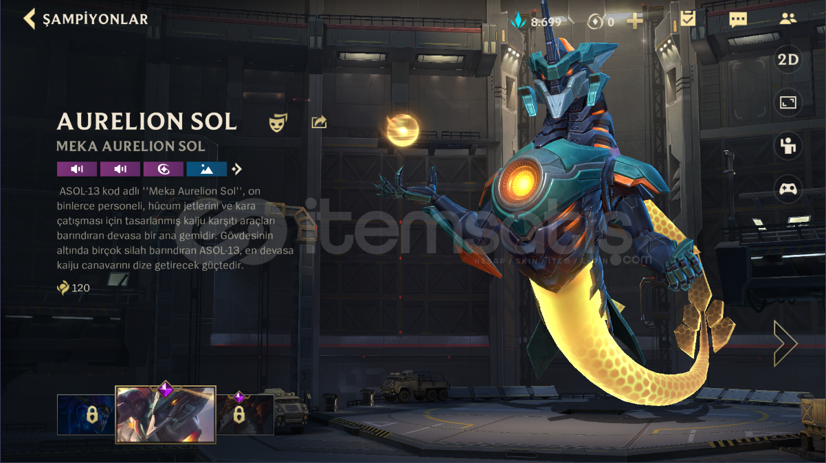 Meka Aurelion Sol + Efsanebaz Gwen Meka Aurelion Sol + Efsanebaz Gwen