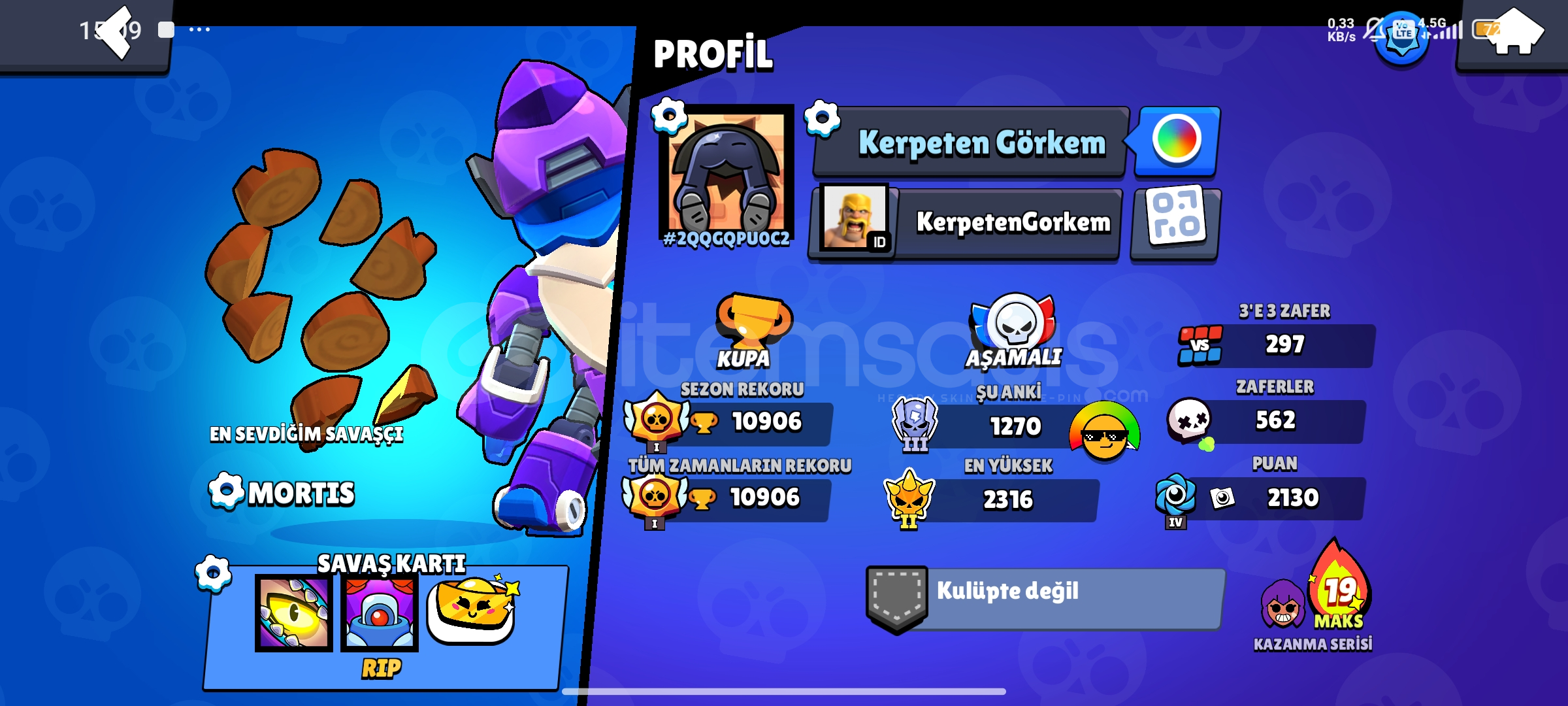 Meka Mortisli 47 Karakter 11K Kasılmalık Hesap Meka Mortisli 47 Karakter 11K Kasılmalık Hesap