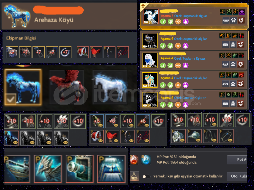 MENA – 717 GS Karakter Full Depo Malzemeleri MENA – 717 GS Karakter Full Depo Malzemeleri