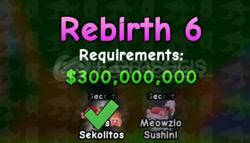 ⭐Rebirth 6 Meowzio Sushini & Los Sekolitos⭐ ⭐Rebirth 6 Meowzio Sushini & Los Sekolitos⭐