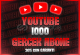 ⭐365 GÜN GARANTİLİ⭐YOUTUBE GERÇEK 1000 ABONE⭐ 