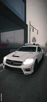 Merc-benz cls63 krom far 300hp polis + ggli