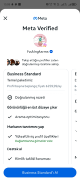 Meta Business + 474 DOĞAL TAKİPÇİ 