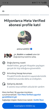 Meta Verified+ Messi + 2015 Aralık Tarihli