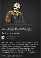 Meteliksiz Kanlı Darryl | Profesyoneller