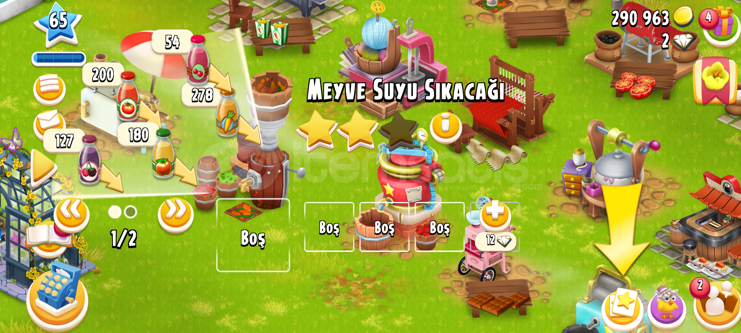 Meyve suyu sıkacağı 100 adet  Meyve suyu sıkacağı 100 adet