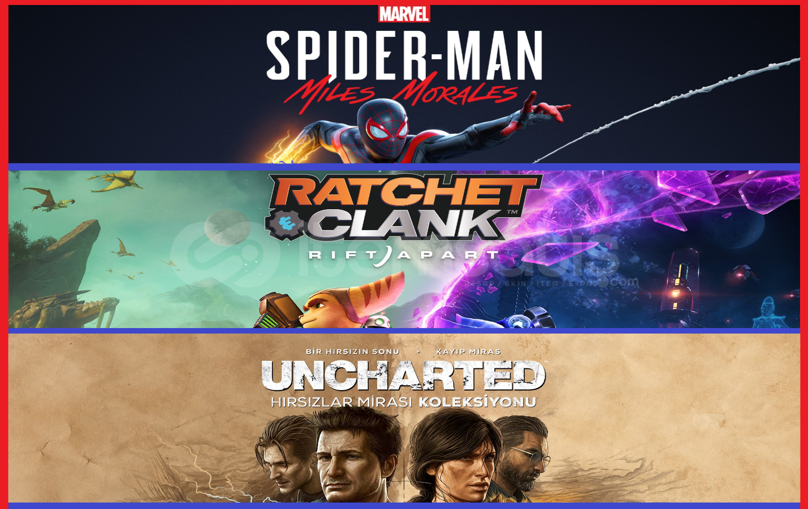 Miles Morales + Ratchet&Clank + Uncharted Miles Morales + Ratchet&Clank + Uncharted