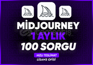 Midjourney - 1 Aylık 100 Üretim