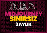 Midjourney 3 Aylık (75 Gün Garantili)