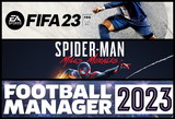 Miles Morales + Fifa 23 + Football Manager 2023