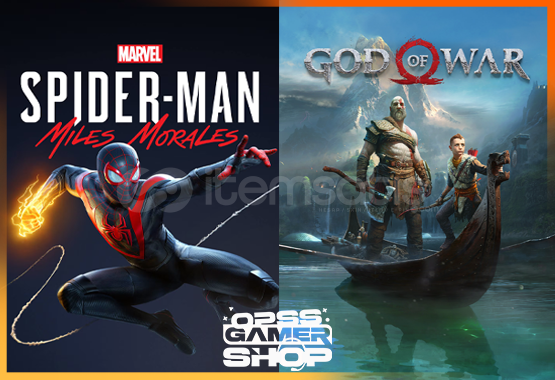 Miles Morales + God Of War + Garanti Miles Morales + God Of War + Garanti