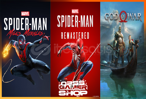 Miles Morales + Spider-Man Remastered + GOW Miles Morales + Spider-Man Remastered + GOW