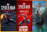 Miles Morales + Spider-Man Remastered + GOW