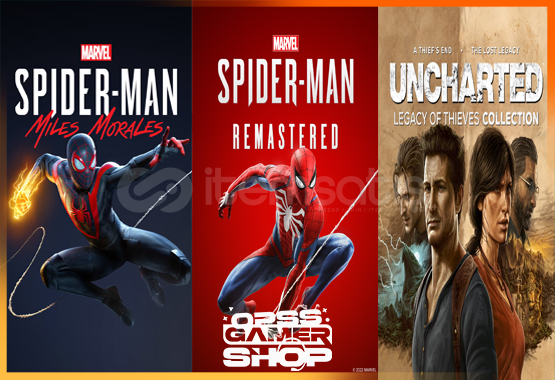 Miles Morales + Spider-Man Remastered+Uncharted Miles Morales + Spider-Man Remastered+Uncharted