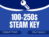 Min 100-250$ Steam Key [ Garanti ]