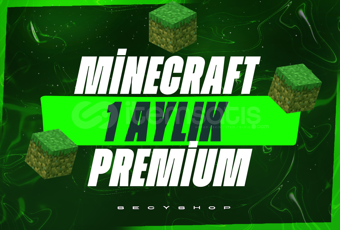 ⭐MİNECRAFT 1 AYLIK PREMİUM GARANTİ⭐ ⭐MİNECRAFT 1 AYLIK PREMİUM GARANTİ⭐