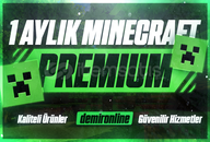 ⭐ MİNECRAFT 1 AYLIK PREMİUM HESAP ⭐