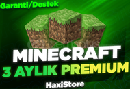 ⭐Minecraft 3 Aylık Premium⭐