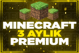 ⭐MİNECRAFT 3 AYLIK PREMİUM [GARANTİLİ]⭐