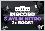 3 Aylık 2x Boostlu Nitro | 7/24 Oto Teslimat