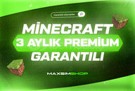 ⭐ MİNECRAFT 3 AYLIK PREMİUM HESAP ⭐