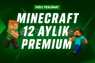 ⭐ MİNECRAFT 12 AYLIK PREMİUM HESAP ⭐
