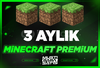 (Online) Minecraft 3 Aylık Premium Hesap