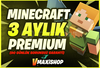 ❤️Minecraft 3 Aylık Premium Hesap |✅GARANTİLİ