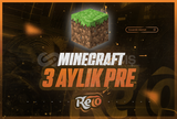 Minecraft 3 Aylık Premium Hesap + Garantili