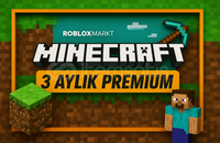 Minecraft | 3 Aylık Premium | Java + Bedrock