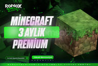 Minecraft | 3 Aylık Premium | Java + Bedrock