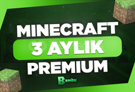 ⚡Minecraft 3 Aylık Premium Oto Teslim⚡