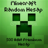Minecraft 500 tane Hesapp