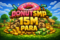 MİNECRAFT DONUTSMPDE 15M PARA 