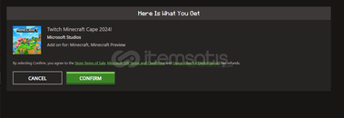 Purple Heart Cape - Dijital Kod Minecraft ㅤㅤㅤㅤ